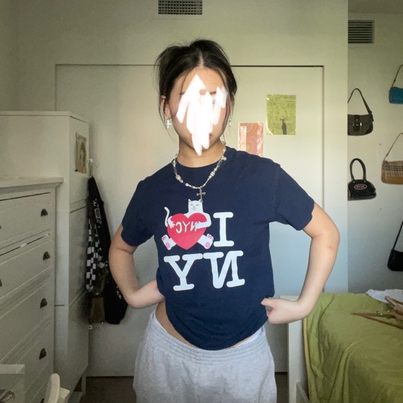 COPY - y2k I Love New York ripndip grunge t-shirt - Picture 2 of 4